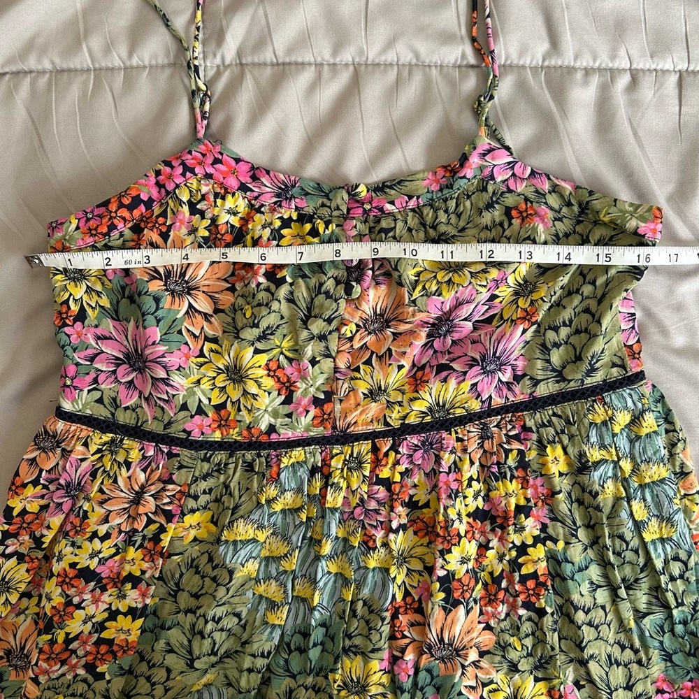 Urban Outfitters Honey Tiered Babydoll Mini Dress | Floral | Size M - Picture 13 of 13